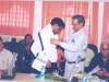 Pro Vice Chancellor of Assam University felicitating Dr. K. K. Jhunjhunwala.